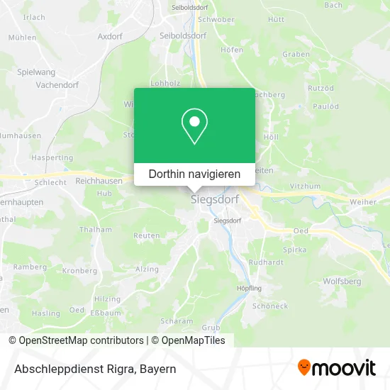 Abschleppdienst Rigra Karte