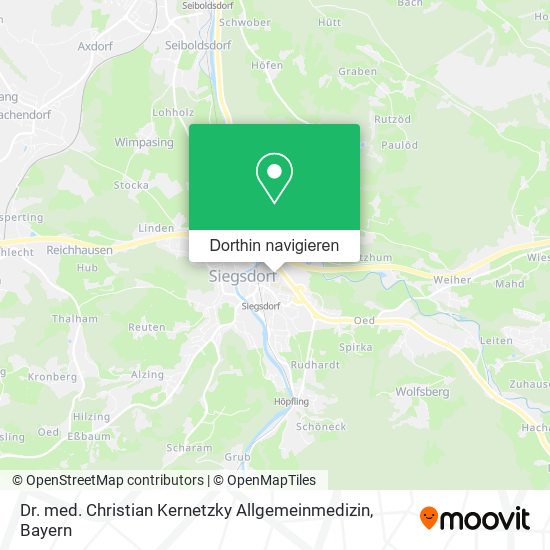 Dr. med. Christian Kernetzky Allgemeinmedizin Karte