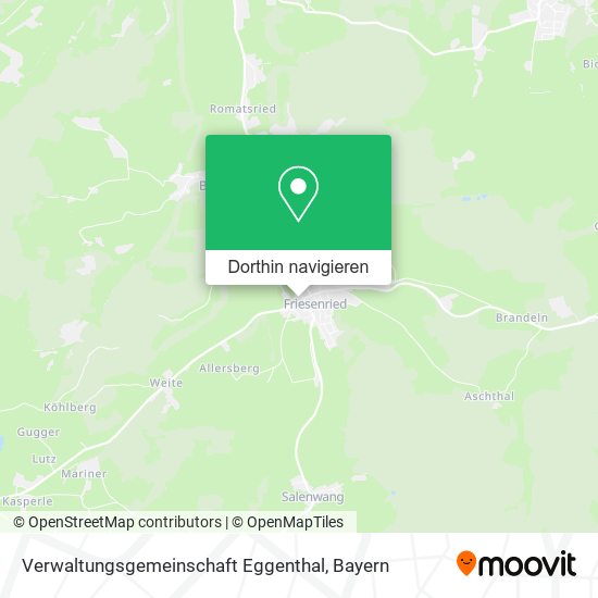Verwaltungsgemeinschaft Eggenthal Karte