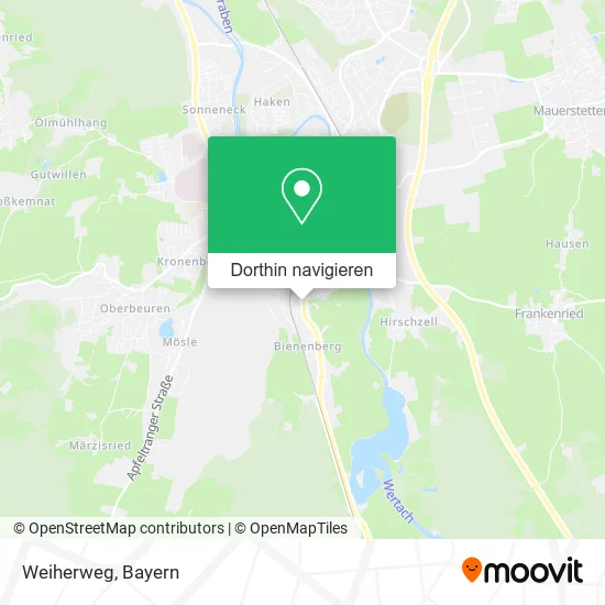 Weiherweg Karte