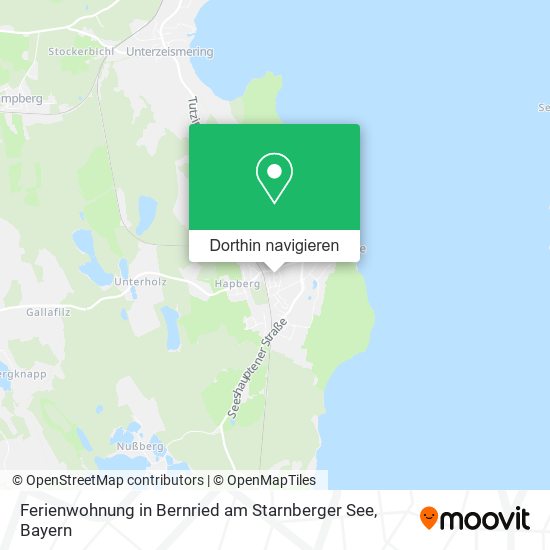 Ferienwohnung in Bernried am Starnberger See Karte