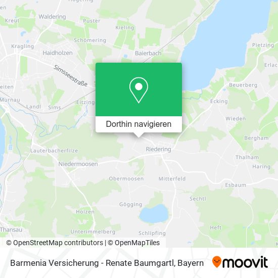 Barmenia Versicherung - Renate Baumgartl Karte