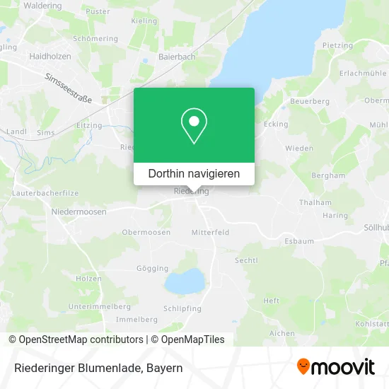 Riederinger Blumenlade Karte