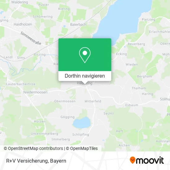 R+V Versicherung Karte