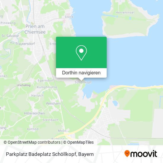 Parkplatz Badeplatz Schöllkopf Karte