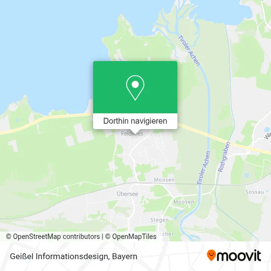 Geißel Informationsdesign Karte