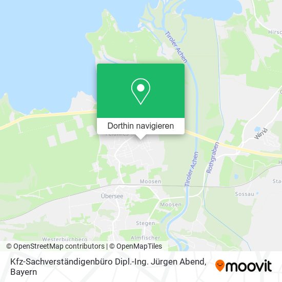 Kfz-Sachverständigenbüro Dipl.-Ing. Jürgen Abend Karte