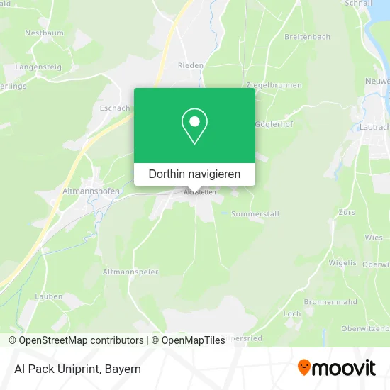 Al Pack Uniprint Karte