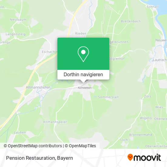 Pension Restauration Karte