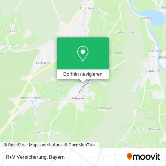 R+V Versicherung Karte