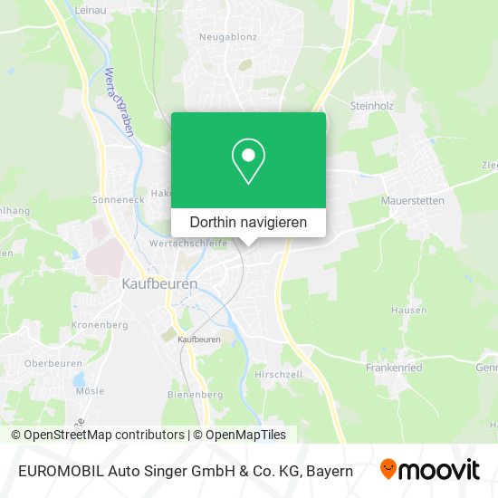 EUROMOBIL Auto Singer GmbH & Co. KG Karte