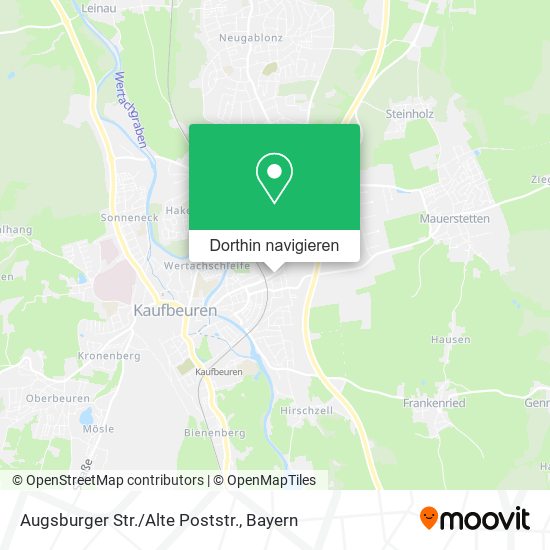 Augsburger Str./Alte Poststr. Karte