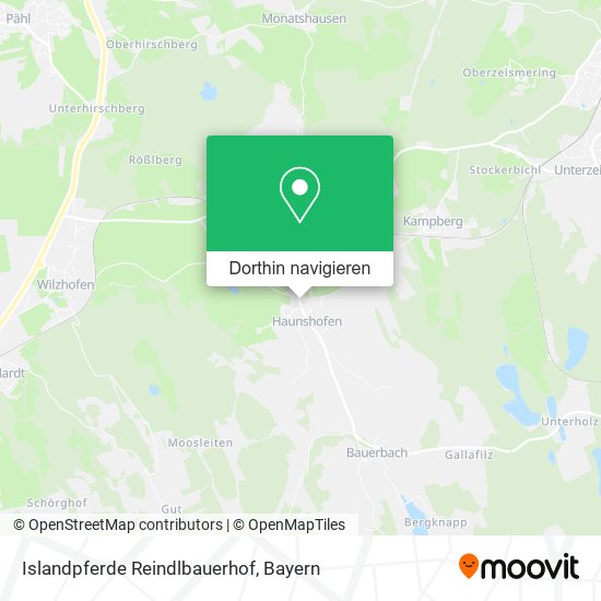 Islandpferde Reindlbauerhof Karte