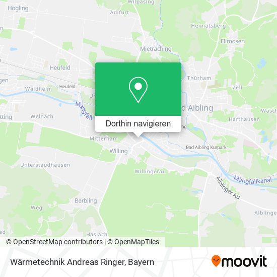 Wärmetechnik Andreas Ringer Karte