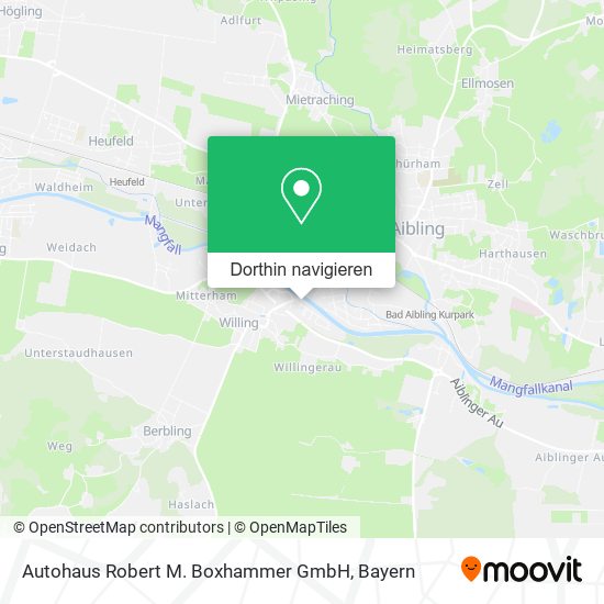 Autohaus Robert M. Boxhammer GmbH Karte