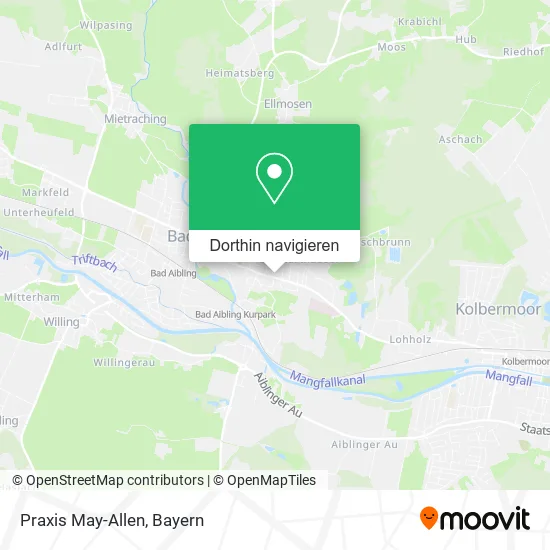 Praxis May-Allen Karte