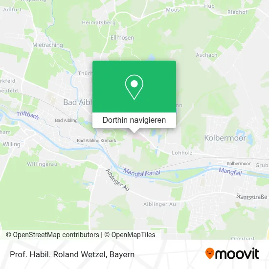 Prof. Habil. Roland Wetzel Karte