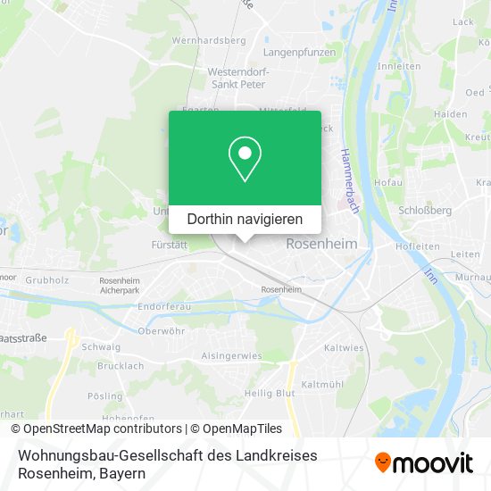 Wohnungsbau-Gesellschaft des Landkreises Rosenheim Karte