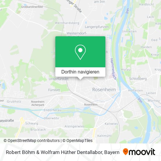 Robert Böhm & Wolfram Hüther Dentallabor Karte