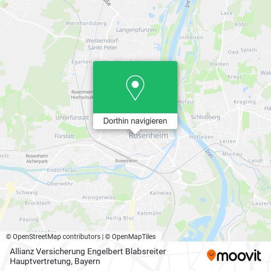 Allianz Versicherung Engelbert Blabsreiter Hauptvertretung Karte