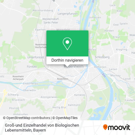 Groß-und Einzelhandel von Biologischen Lebensmitteln Karte
