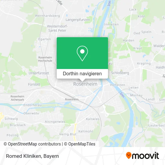 Romed Kliniken Karte