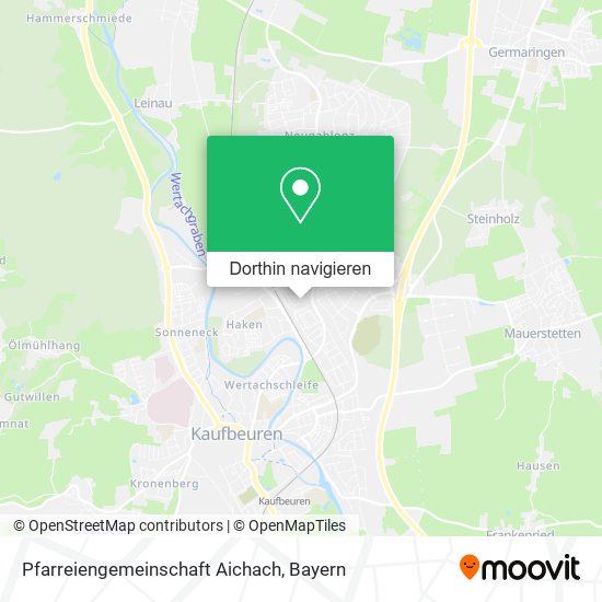 Pfarreiengemeinschaft Aichach Karte