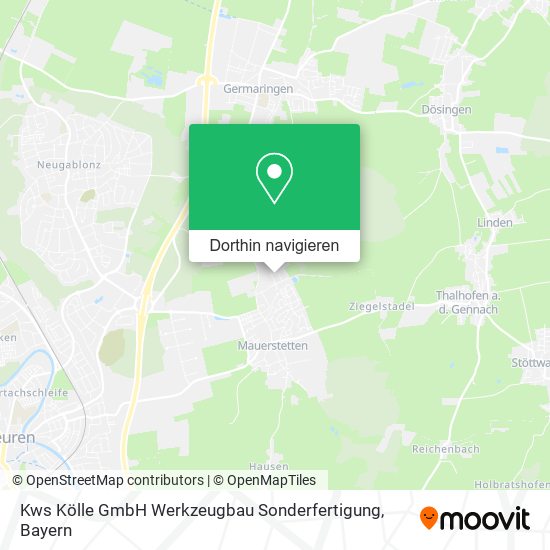 Kws Kölle GmbH Werkzeugbau Sonderfertigung Karte