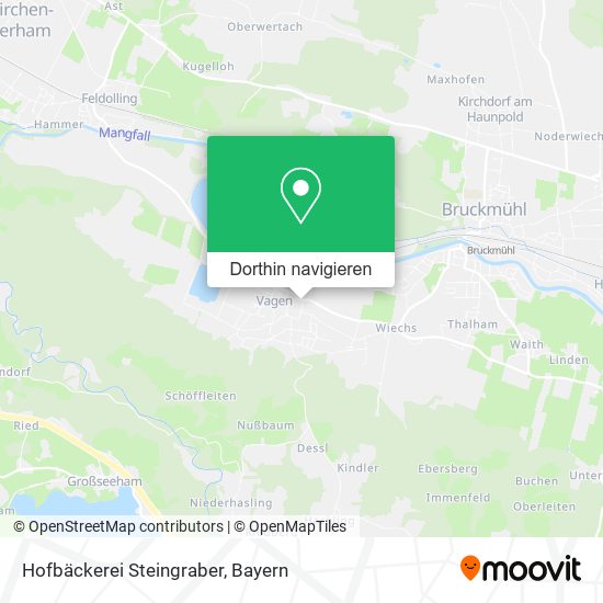Hofbäckerei Steingraber Karte