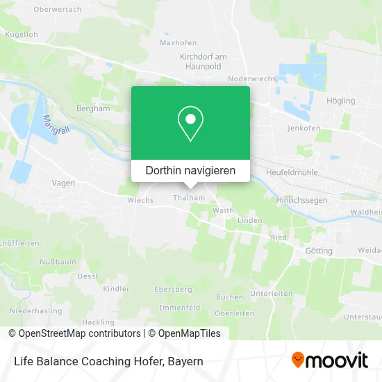 Life Balance Coaching Hofer Karte