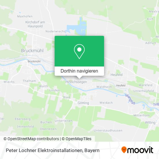 Peter Lochner Elektroinstallationen Karte