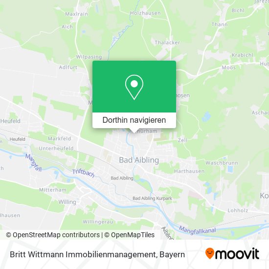 Britt Wittmann Immobilienmanagement Karte