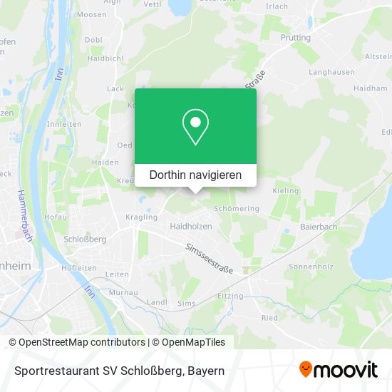 Sportrestaurant SV Schloßberg Karte