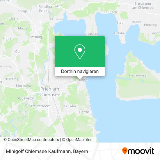 Minigolf Chiemsee Kaufmann Karte
