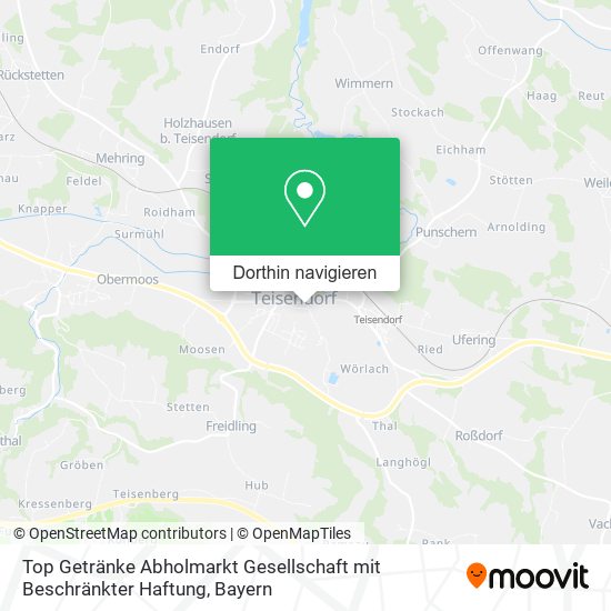 Top Getränke Abholmarkt Gesellschaft mit Beschränkter Haftung Karte