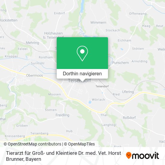 Tierarzt für Groß- und Kleintiere Dr. med. Vet. Horst Brunner Karte