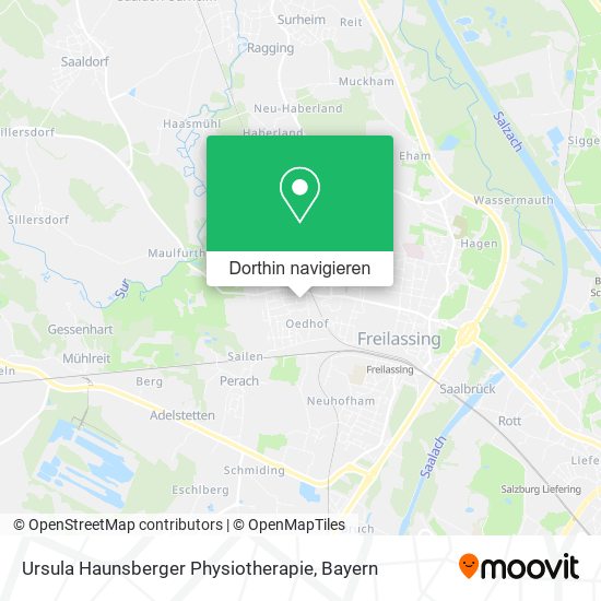 Ursula Haunsberger Physiotherapie Karte