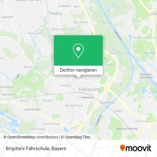 Brigitte's Fahrschule Karte