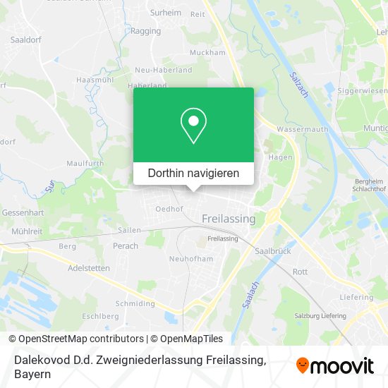 Dalekovod D.d. Zweigniederlassung Freilassing Karte