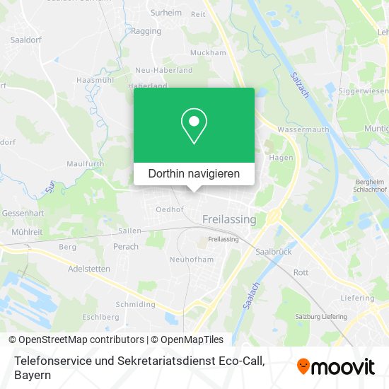 Telefonservice und Sekretariatsdienst Eco-Call Karte