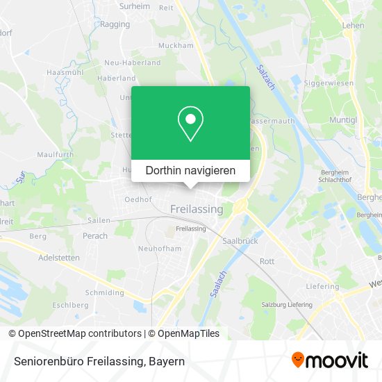 Seniorenbüro Freilassing Karte