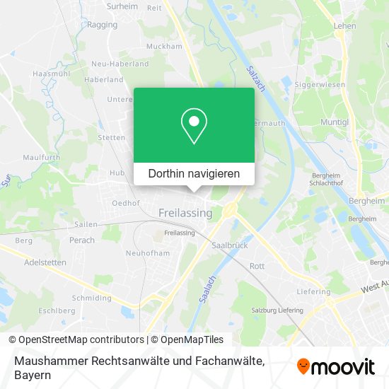Maushammer Rechtsanwälte und Fachanwälte Karte