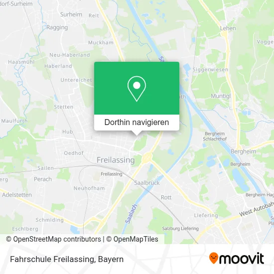 Fahrschule Freilassing Karte