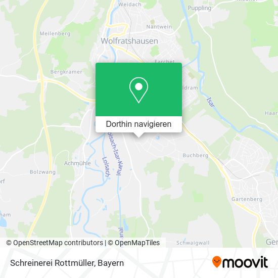 Schreinerei Rottmüller Karte
