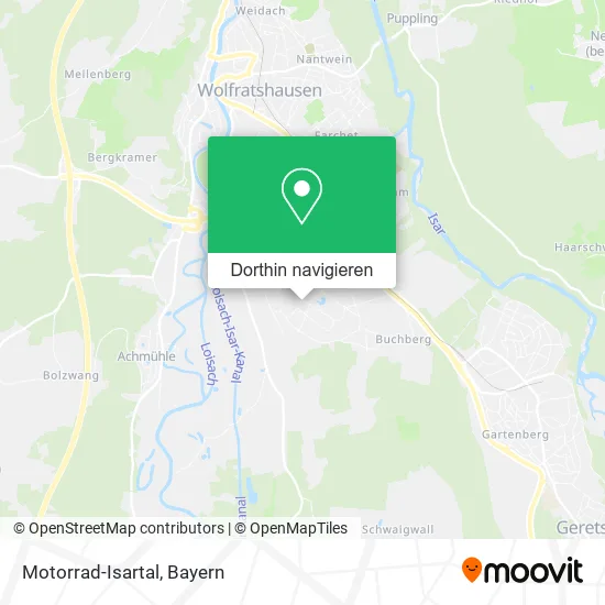 Motorrad-Isartal Karte