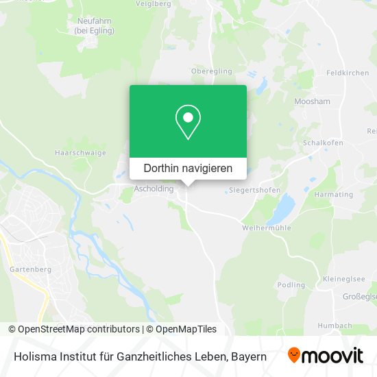 Holisma Institut für Ganzheitliches Leben Karte