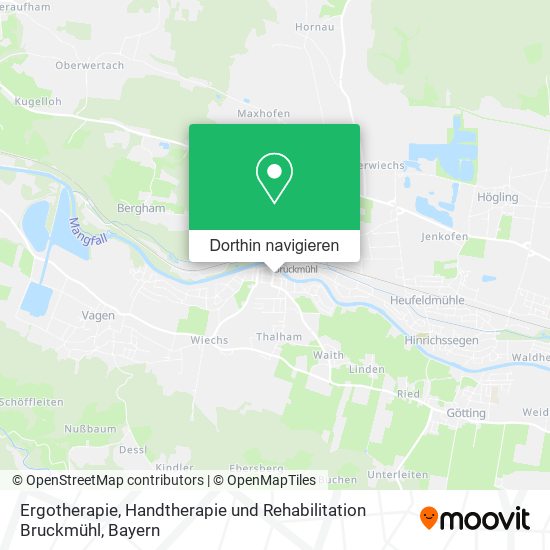 Ergotherapie, Handtherapie und Rehabilitation Bruckmühl Karte