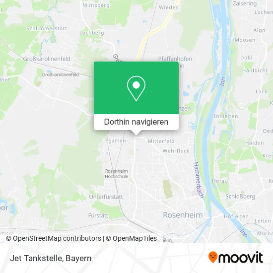 Jet Tankstelle Karte