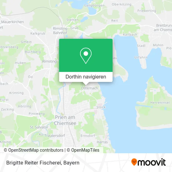 Brigitte Reiter Fischerei Karte