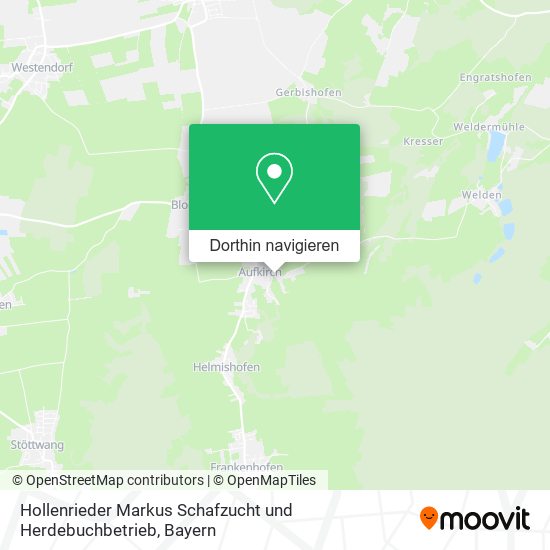 Hollenrieder Markus Schafzucht und Herdebuchbetrieb Karte